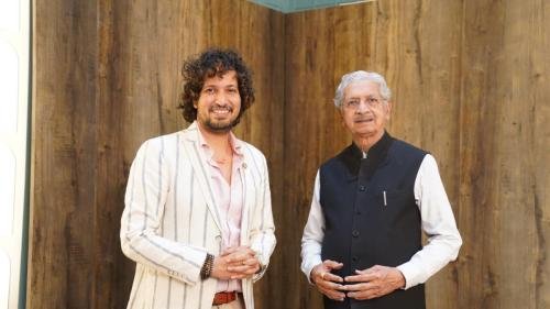 Sagar Pagar with  Hon.Subhash Desai