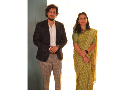 Sagar Pagar with IAS Nidhi Choudhari